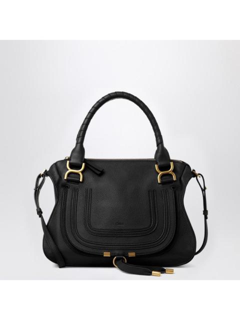 Chloé Chloé Marcie Bag In Black Grained Leather Women