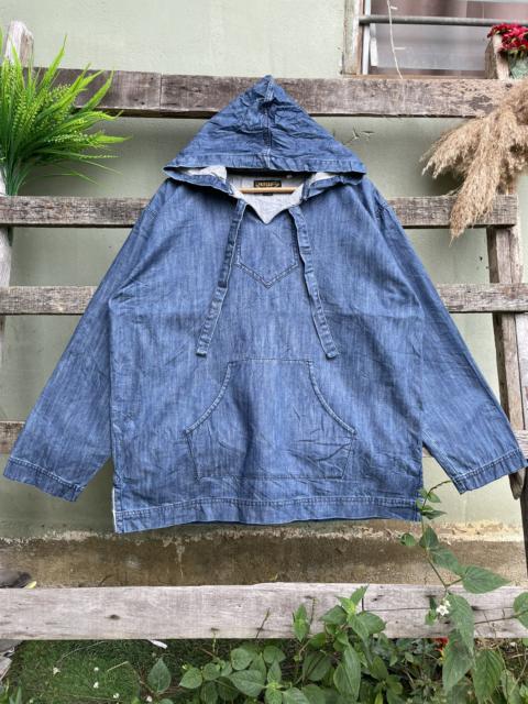 Other Designers Vintage - Vintage Union Made Univerd 72 Denime Hoodie