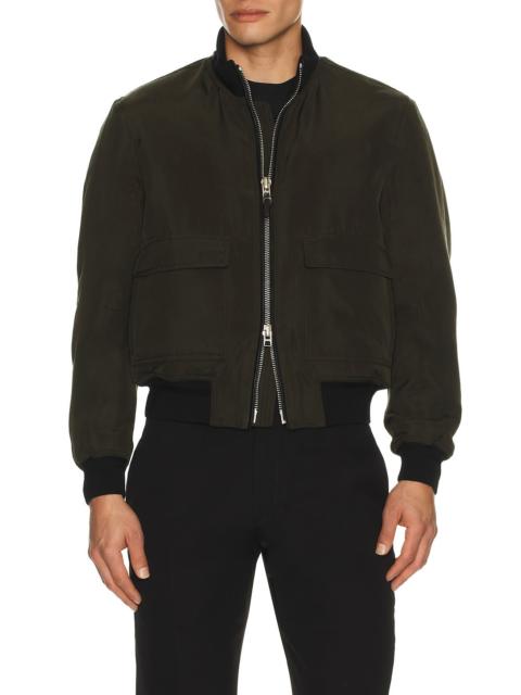 TOM FORD Knit Trim Pilot Blouson