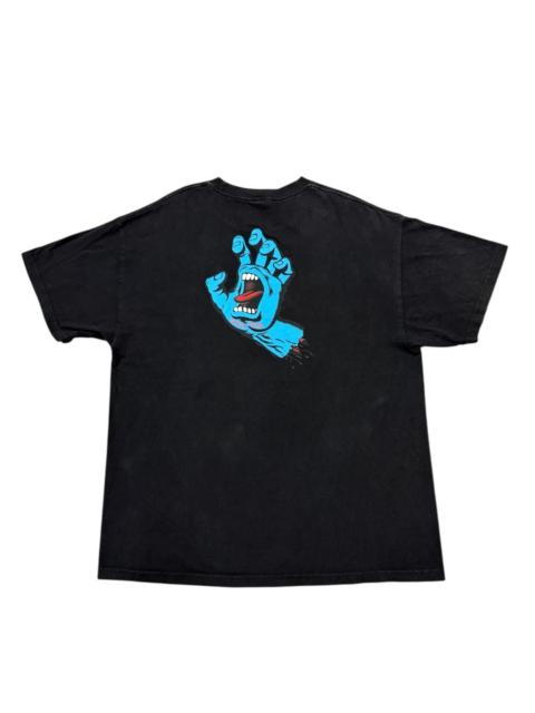 Other Designers Santa Cruz Skateboards - VINTAGE Y2K SANTA CRUZ SCREAMING HAND BACKHIT LOGO TSHIRT