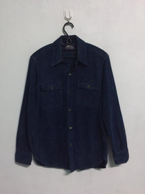 Blue Blue Japan Blue Blue Button Up Jacket/Shirt Made by SEILIN