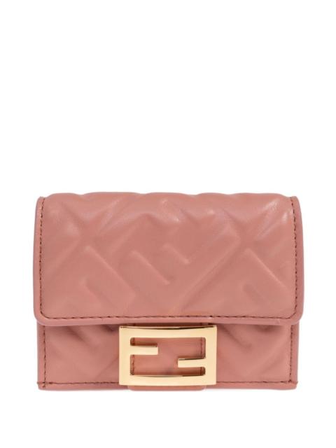 FENDI Fendi Women Baguette Micro Leather Wallet