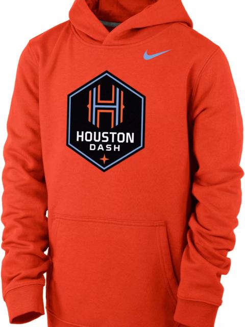 Nike Nike Youth Houston Dash Logo Orange Therma Pullover Hoodie