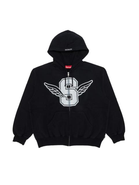 Supreme Supreme Wings Zip Up Hooded Sweatshirt 'Black'