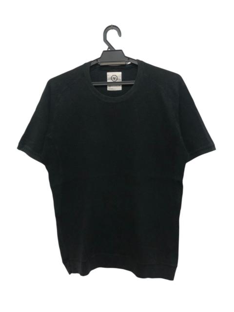 visvim 2001 🔥 CUBISM LABORATORY PLAIN BLACK THERMAL TEE