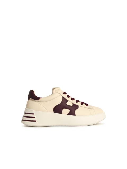HOGAN Hogan REBEL H564 Cream Leather Women Sneakers