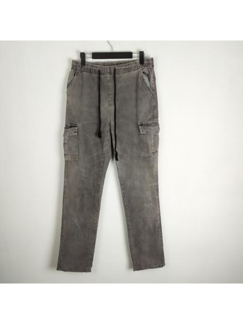 Other Designers Japanese Brand - JAPANESE BRAND FADED BLACK CALOUR CARGO PANTS