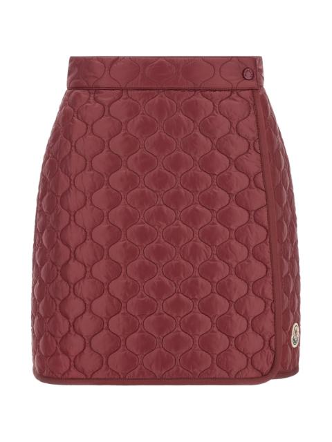 Moncler Square quilting skirt