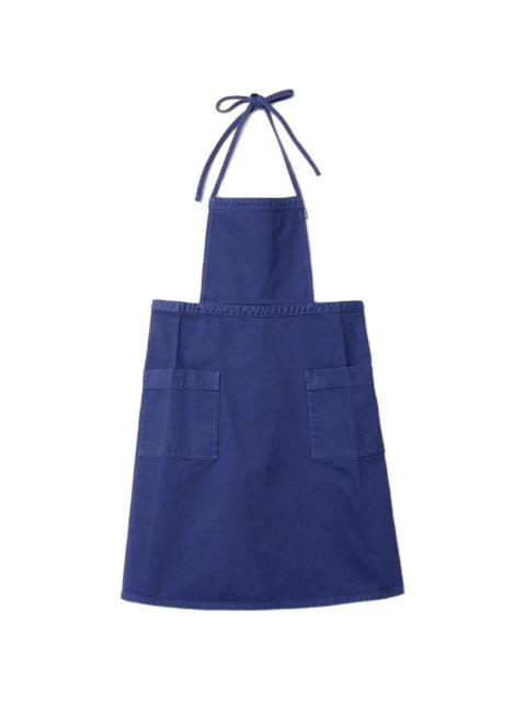 Miu Miu Miu Miu Garment-dyed Gabardine Apron