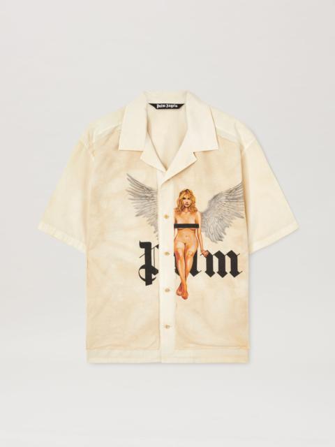 Palm Angels Pin Up Bowling Shirt