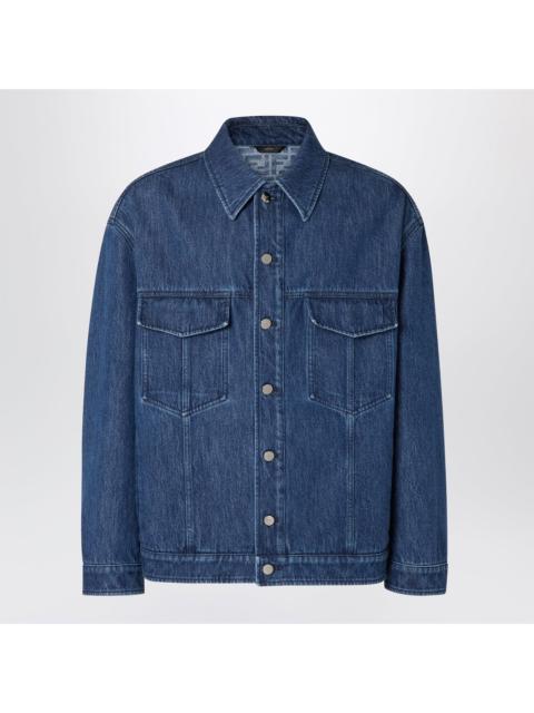 FENDI Fendi Blue Jeans Jacket Men