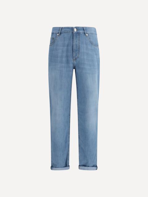 Brunello Cucinelli Jeans in cotton with distressed effect
