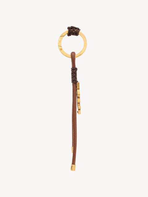 SAINT LAURENT CASSANDRE KEYRING IN LAMBSKIN