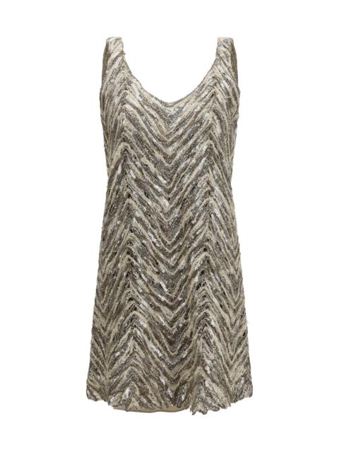 Brunello Cucinelli Brunello Cucinelli Short Sequin Dress
