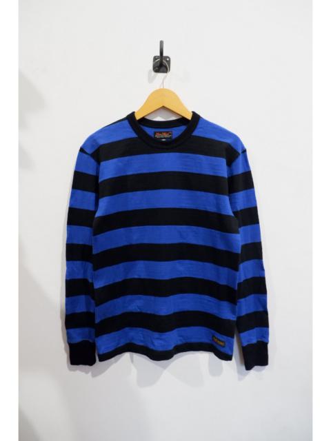 Iron Heart Stripes Heavy Weight Long Sleeve Sweaters