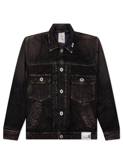 Maison MIHARAYASUHIRO PUFFER DENIM JACKET - BLACK