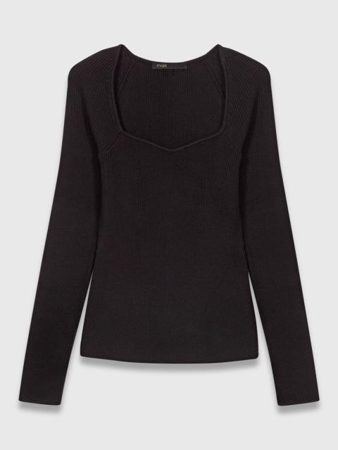 maje Rib knit jumper
