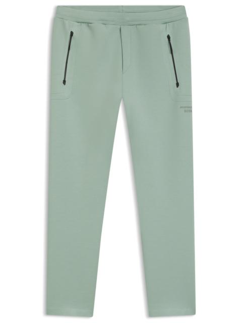 BOSS PORSCHE X BOSS TRACK PANTS WITH TONAL REFLECTIVE BRANDING