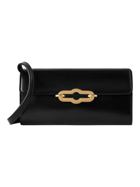 Mulberry Pimlico Wallet On Strap Black Super Lux Calf