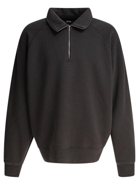Stüssy - Stüssy Fleece Raglan Zip Mock