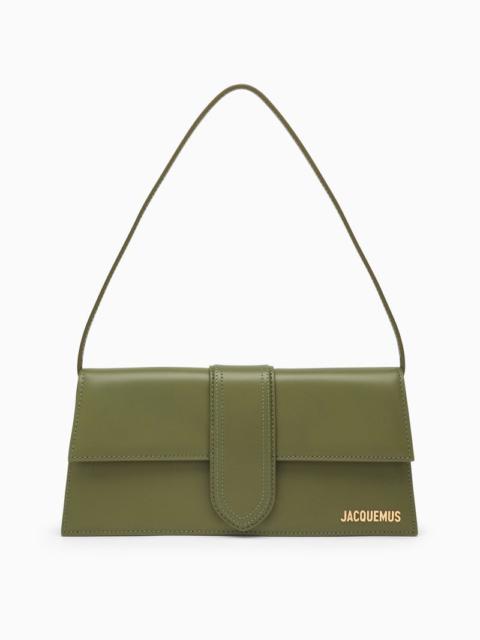 Jacquemus Le Bambino Long Khaki-Coloured Leather Bag Women