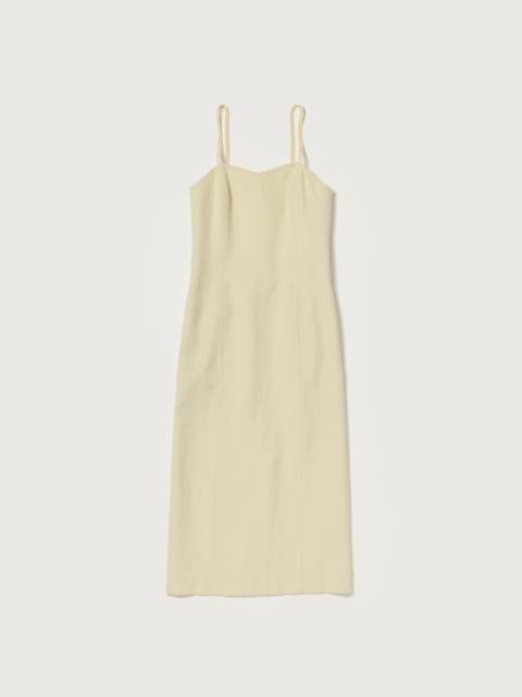 AURALEE WOOL COTTON LINEN OX CAMISOLE DRESS