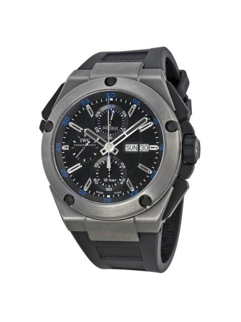 IWC Schaffhausen Pre-owned IWC Ingenieur Chronograph Black Dial Men's Watch IW376501