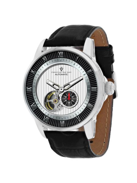 Other Designers Christian Van Sant Viscay Automatic White Dial Men's Watch CV0550
