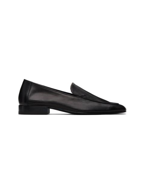 Dries Van Noten Black Leather Loafers