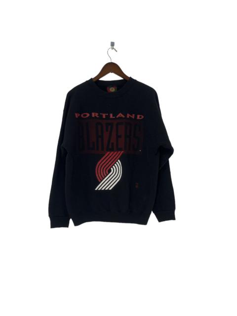 Other Designers Vintage 90’s Portland Trail Blazers NBA Sweatshirt Big Logo