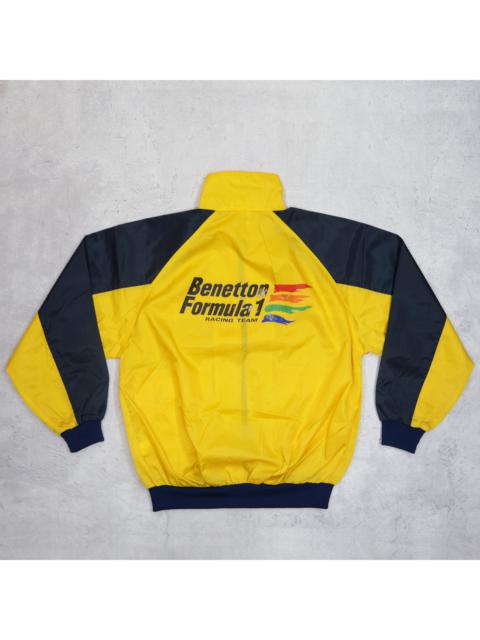 Other Designers Vintage 90s BENETTON Formula 1 Racing Team Big Logo Bomber Windbreaker Jacket