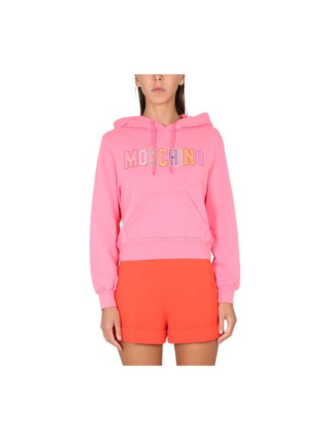 Moschino Logo Crochet Sweatshirt