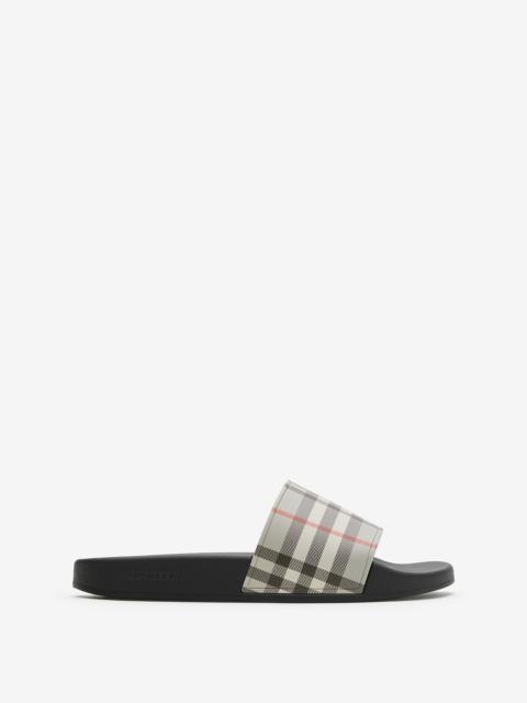 Burberry Check Slides