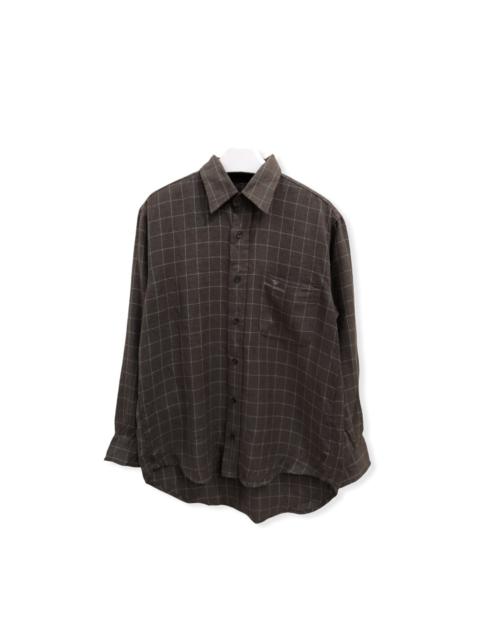 Other Designers Vintage - Vintage Mario Valentino Plaid Tartan Flannel Shirt 👕