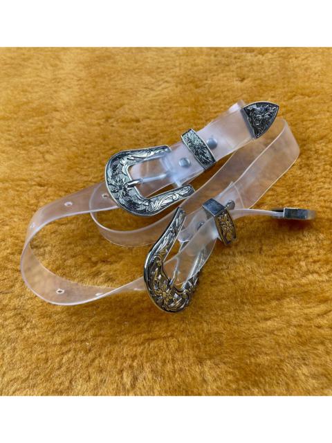 Other Designers Japanese Brand - two buckle transparent belt