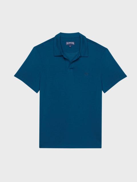 Vilebrequin Men Tencel Polo Shirt Solid