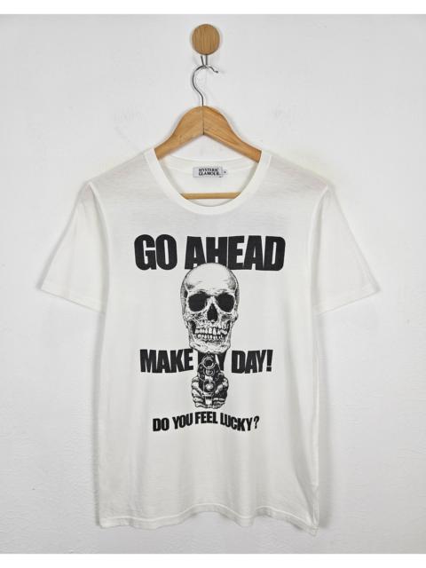 Hysteric Glamour Hysteric Glamour Go Ahead Make My Day Do You Feel Lucky tee