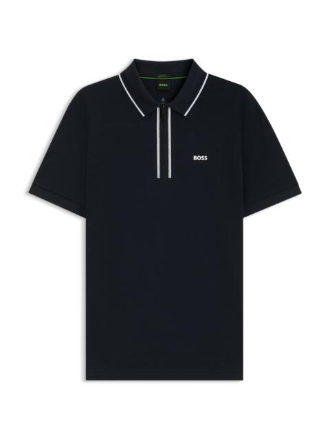 BOSS SLIM-FIT POLO SHIRT IN QUICK-DRY STRETCH COTTON