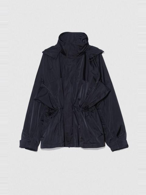 BY FAR YAKA JACKET BLACK WATERPROOF NYLON