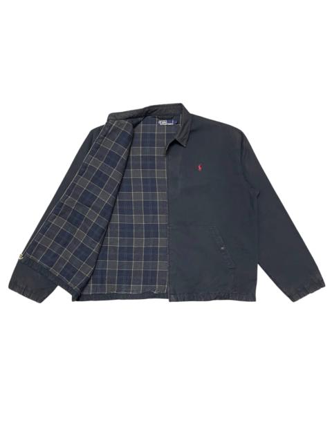 Other Designers Vintage Polo Ralph Lauren Plaid Zipper Jacket