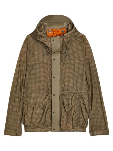 Ten C Ten C Skye Checked Hooded Shell Jacket
