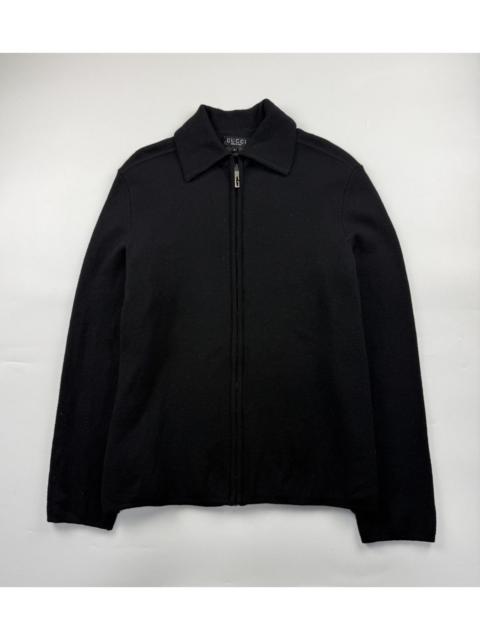 GUCCI Gucci x Tom Ford Fleece Wool Zip Up Jacket