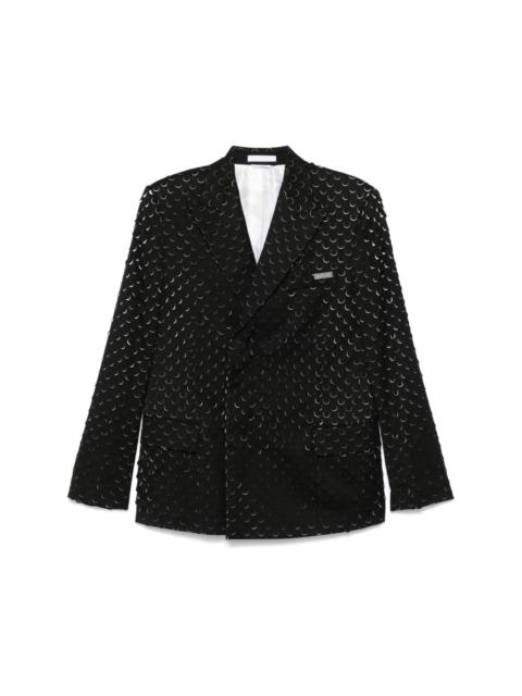 hole-punched blazer