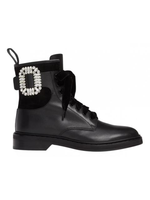 Roger Vivier Leather lace up boots