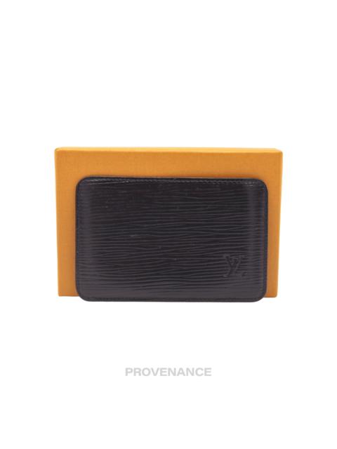 Louis Vuitton Louis Vuitton Card Holder Wallet - Black Epi Leather