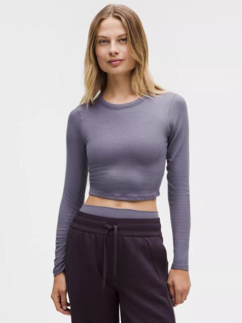 lululemon Hold Tight Straight-Hem Cropped Long-Sleeve Shirt