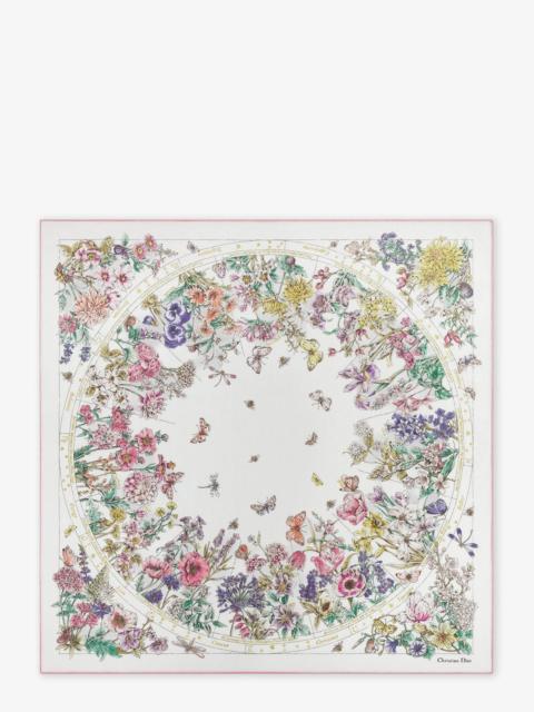 Dior Dior Dior Astral Flowers Cashmere Shawl