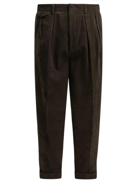 CELINE Celine Cotton Trousers Brown Men
