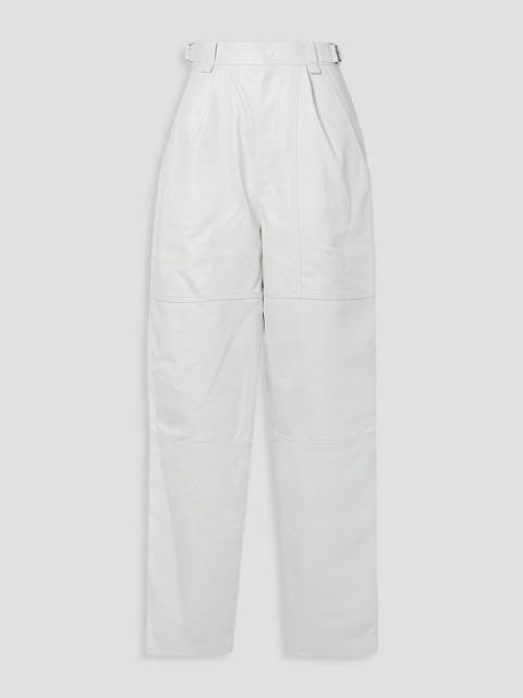Isabel Marant Ciferim leather tapered pants