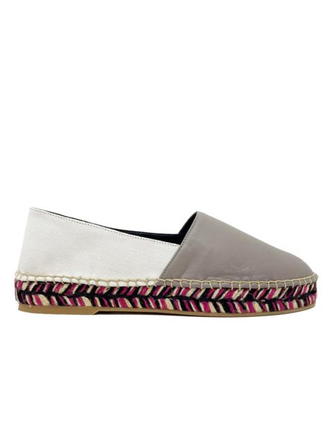 Off White Leather Espadrilles Women